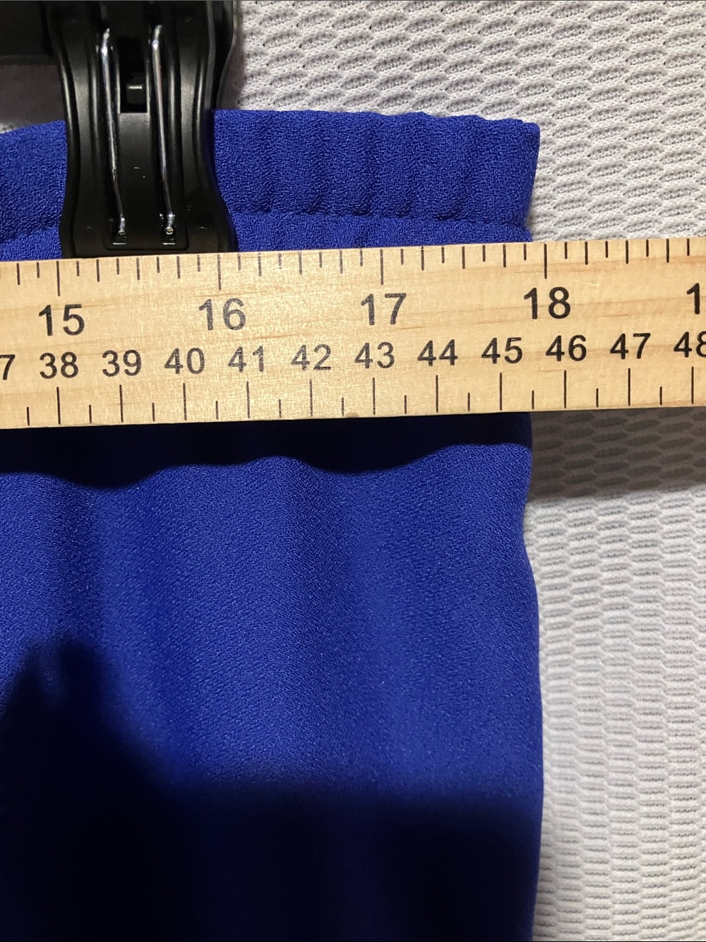 Sleek Cobalt Blue Pencil Skirt - Women's Tailored Fit - Picture 5 of 10